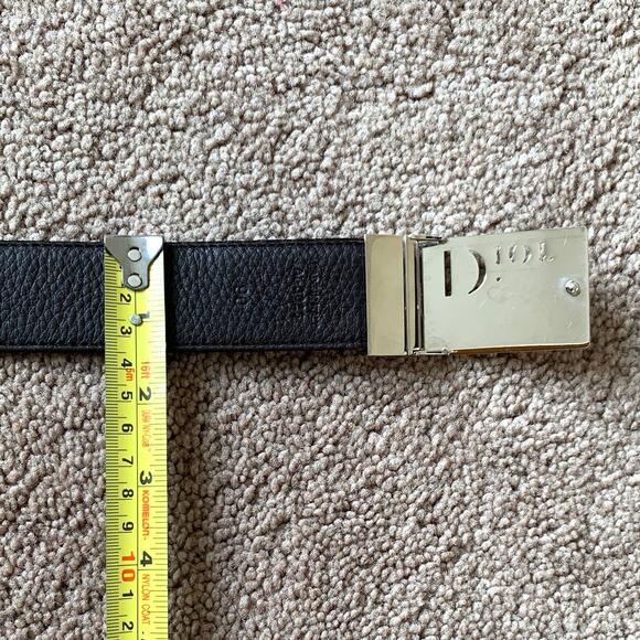 Christian Dior unisex reversible 90 cm 36 inch brown trotter and leather belt - Picture 4 of 5